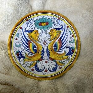 Deruta Majolica Ceramic Wall Plate